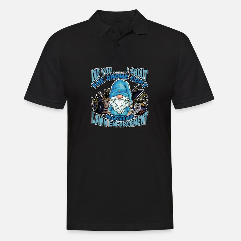 Zwerge - Männer Poloshirt - Schwarz