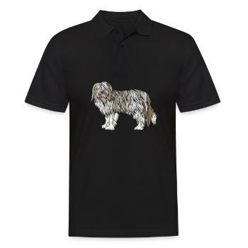 Chien - Polo Homme - noir - Devant - Kai (181cm)