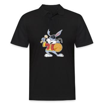 Joyeux Nouvel An chinois 2023 I Année du Lapin - Polo Homme - noir - Devant - Kai (181cm)