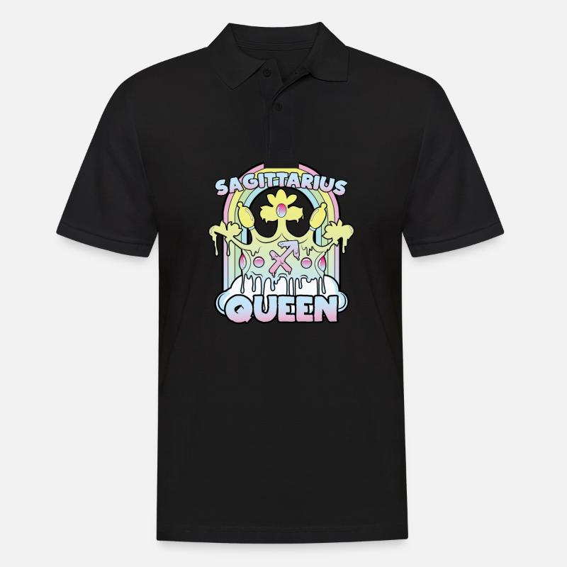 Schütze Queen - Männer Poloshirt - Schwarz