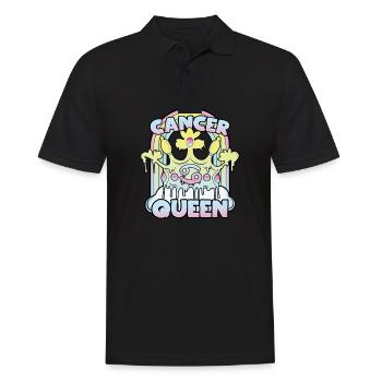 La Reine du Cancer - Polo Homme - noir - Devant - Kai (181cm)