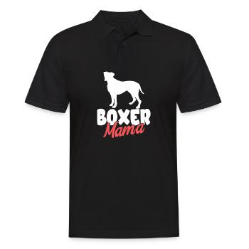 Propriétaire de chien boxeur allemand - Polo Homme - noir - Devant - Kai (181cm)