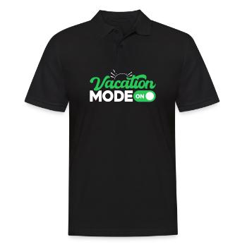 Mode vacances activé - Polo Homme - noir - Devant - Kai (181cm)