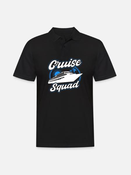 Cruise Squad Schiffreise - Men's Polo Shirt - black