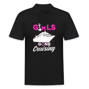 Girls Gone Cruising - Men's Polo Shirt - black - Front - Kai (181cm)