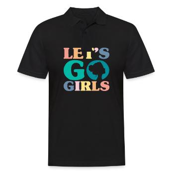 Laisse aller les filles Jga Femmes - Polo Homme - noir - Devant - Kai (181cm)