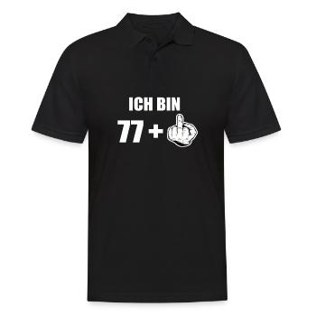78 Geburtstag - Männer Poloshirt - Schwarz - Vorne - Kai (181cm)