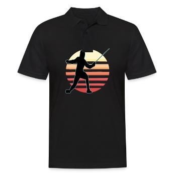 Fencing Fencing Sport Fencing - Men's Polo Shirt - black - Front - Kai (181cm)