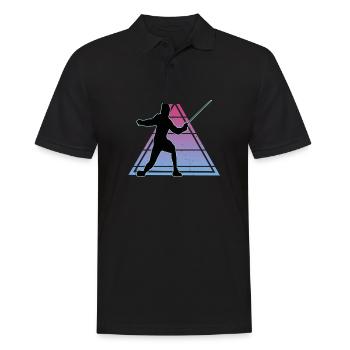 Fencing Fencing Sport Fencing - Men's Polo Shirt - black - Front - Kai (181cm)