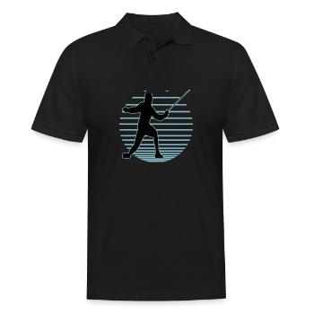 Fencing Fencing Sport Fencing - Men's Polo Shirt - black - Front - Kai (181cm)