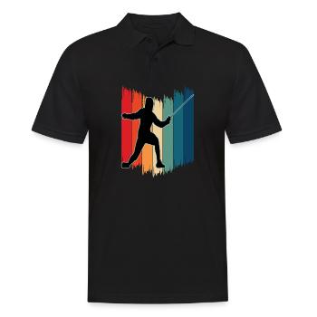 Fencing Fencing Sport Fencing - Men's Polo Shirt - black - Front - Kai (181cm)