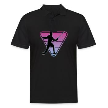 Fencing Fencing Sport Fencing - Men's Polo Shirt - black - Front - Kai (181cm)