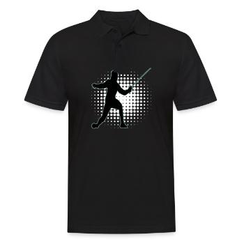 Fencing Fencing Sport Fencing - Men's Polo Shirt - black - Front - Kai (181cm)