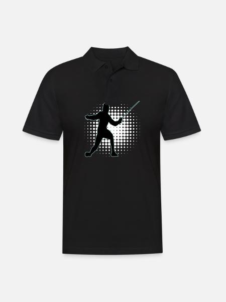 Escrime Escrime Escrime sportive - Polo Homme - noir