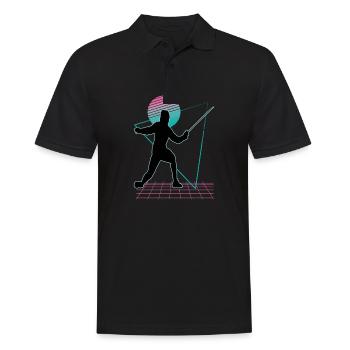 Fencing Fencing Sport Fencing - Men's Polo Shirt - black - Front - Kai (181cm)