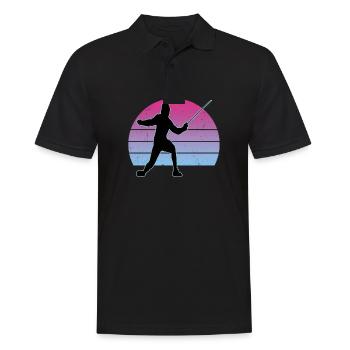 Fencing Fencing Sport Fencing - Men's Polo Shirt - black - Front - Kai (181cm)