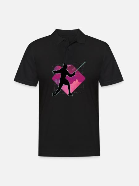 Fencing Fencing Sport Fencing - Men's Polo Shirt - black