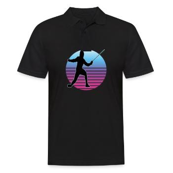 Fencing Fencing Sport Fencing - Men's Polo Shirt - black - Front - Kai (181cm)