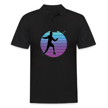 Fencing Fencing Sport Fencing - Men's Polo Shirt - black - Front - Kai (181cm)