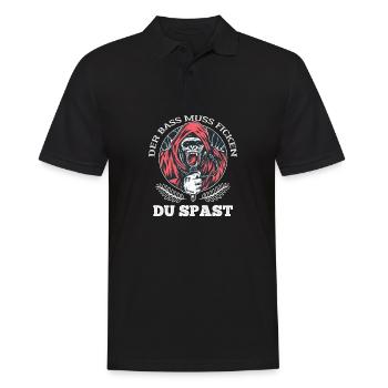 Techno Spruch Elektro Party Festival Rave - Männer Poloshirt - Schwarz - Vorne - Kai (181cm)