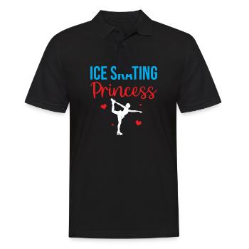 Figure Ice Skating - Ice Skating Princess - Men's Polo Shirt - black - Front - Kai (181cm)