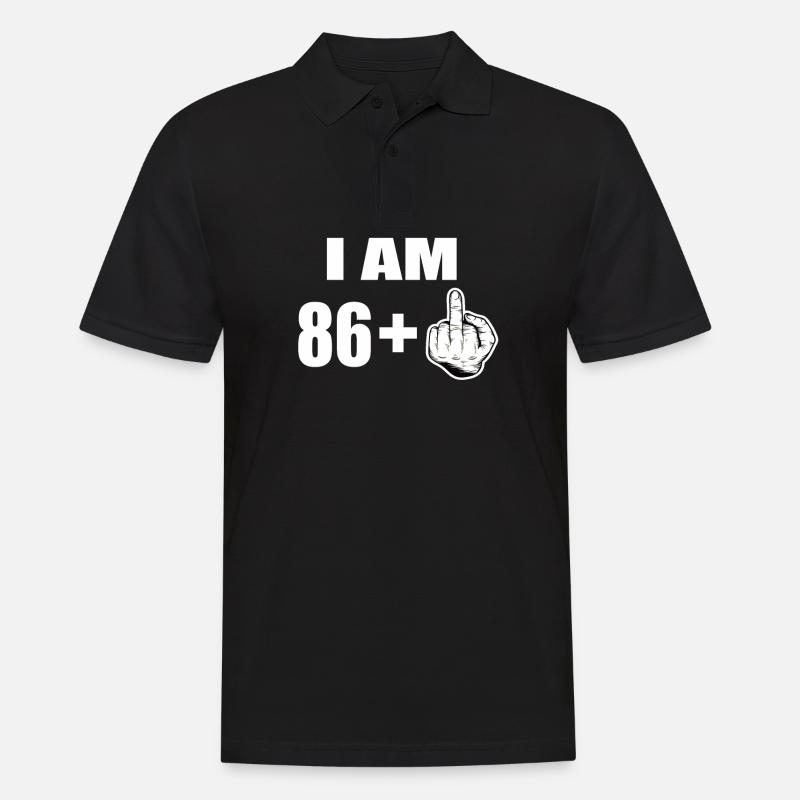 87e anniversaire - Polo Homme - noir