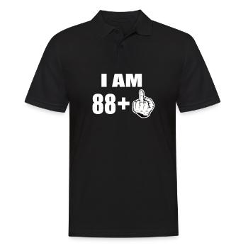 89 Geburtstag - Männer Poloshirt - Schwarz - Vorne - Kai (181cm)