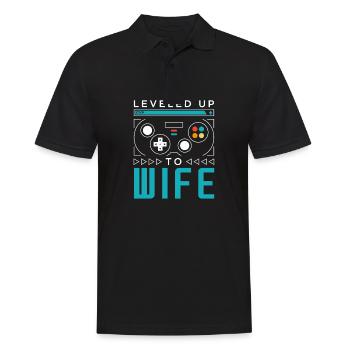 Mis à niveau à la femme Gamer Femmes Gaming Lady Family - Polo Homme - noir - Devant - Kai (181cm)