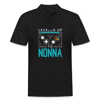 Mis à niveau à Nonna Gamer Grand-mère Gaming Grand-mère - Polo Homme - noir - Devant - Kai (181cm)