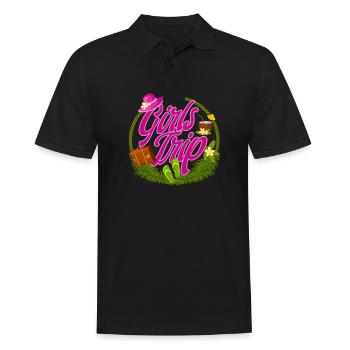 Girls Trip Beste Freundinnen Freundin - Männer Poloshirt - Schwarz - Vorne - Kai (181cm)