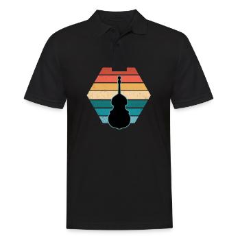 Contrebasse - Polo Homme - noir - Devant - Kai (181cm)