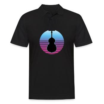 Contrebasse - Polo Homme - noir - Devant - Kai (181cm)