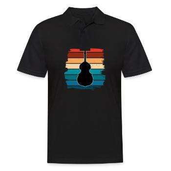 Contrebasse - Polo Homme - noir - Devant - Kai (181cm)