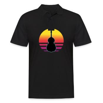 Contrebasse - Polo Homme - noir - Devant - Kai (181cm)