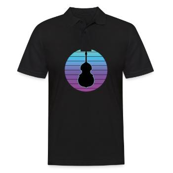Contrebasse - Polo Homme - noir - Devant - Kai (181cm)