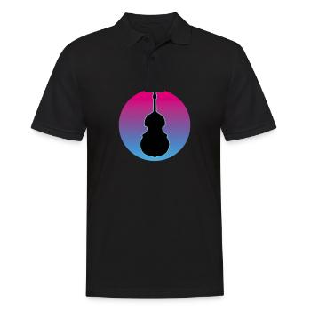 Contrebasse - Polo Homme - noir - Devant - Kai (181cm)
