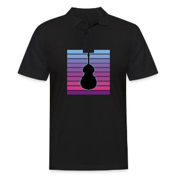 Contrebasse - Polo Homme - noir - Devant - Kai (181cm)