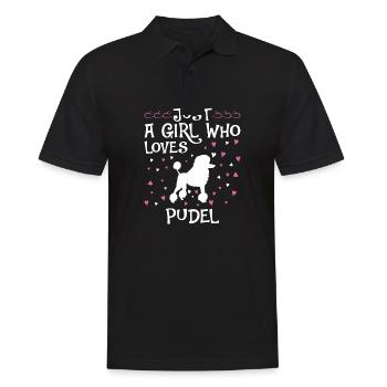 Caniche Dog Dog Propriétaire de chien - Polo Homme - noir - Devant - Kai (181cm)