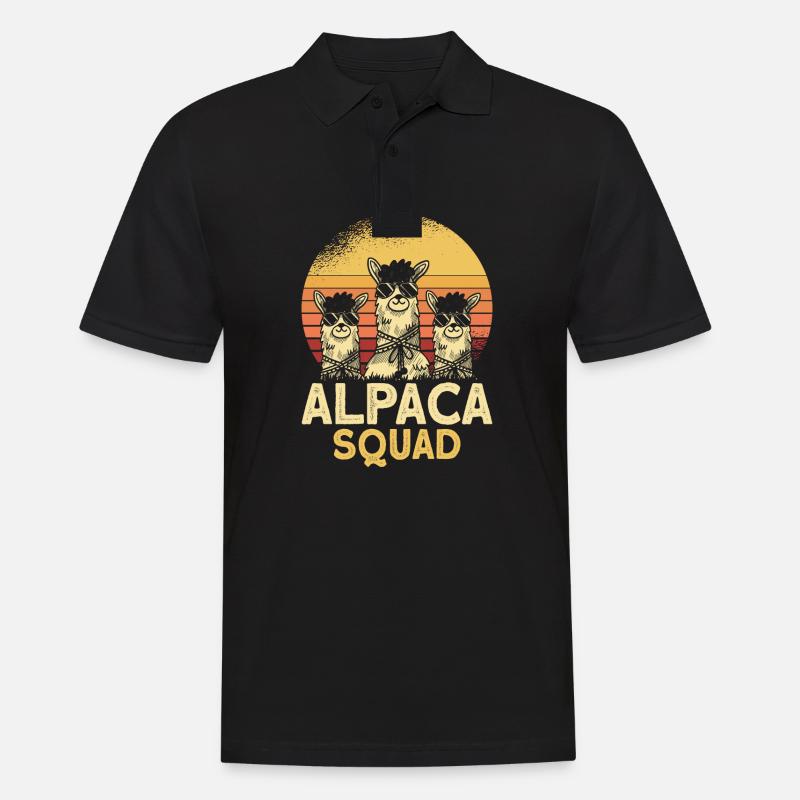 Alpace Squad Sunglasses - Men's Polo Shirt - black
