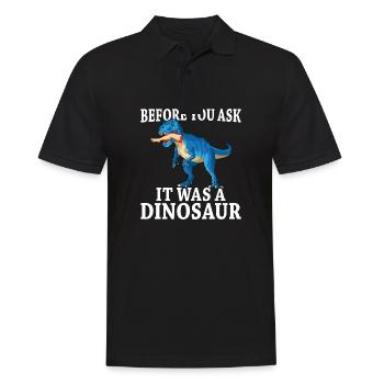 Leg surgery wheelchair lost leg - Men's Polo Shirt - black - Front - Kai (181cm)
