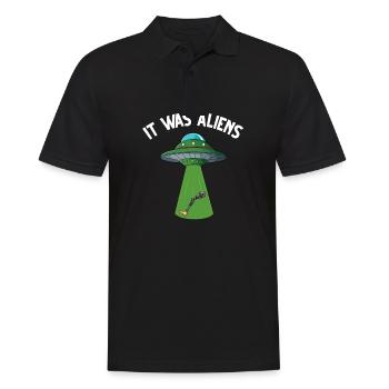 Bein Operation Rollstuhl Verloren Bein - Männer Poloshirt - Schwarz - Vorne - Kai (181cm)