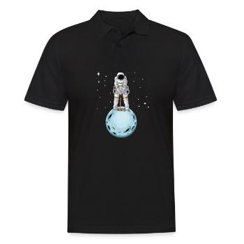 Croquet - Men's Polo Shirt - black - Front - Kai (181cm)