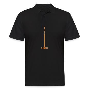 Croquet - Men's Polo Shirt - black - Front - Kai (181cm)