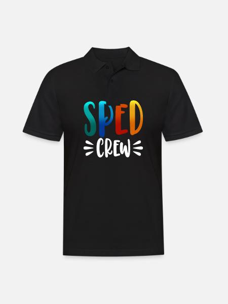 Sped Crew - Männer Poloshirt - Schwarz