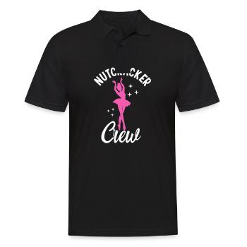 Nutcracker Crew - Männer Poloshirt - Schwarz - Vorne - Kai (181cm)