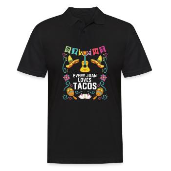 Every Juan Love Tacos Taco Eater Mexican Food - Männer Poloshirt - Schwarz - Vorne - Kai (181cm)
