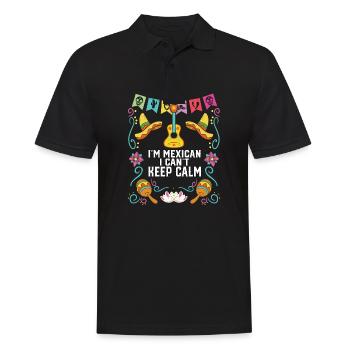 I'm A Mexican I Can't Keep Calm Mexico Pride - Männer Poloshirt - Schwarz - Vorne - Kai (181cm)