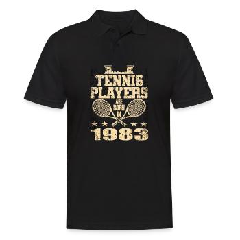 The Best Tennis Players Are Born In 1983 - Men's Polo Shirt - black - Front - Kai (181cm)