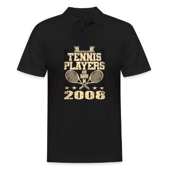 Les meilleurs joueurs de tennis sont nés en 2008 - Polo Homme - noir - Devant - Kai (181cm)