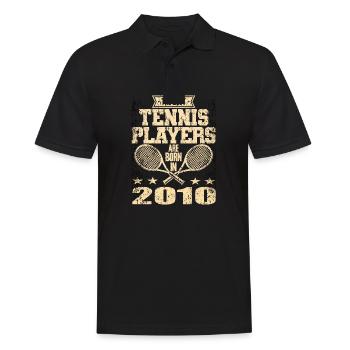 The Best Tennis Players Are Born In 2010 - Men's Polo Shirt - black - Front - Kai (181cm)